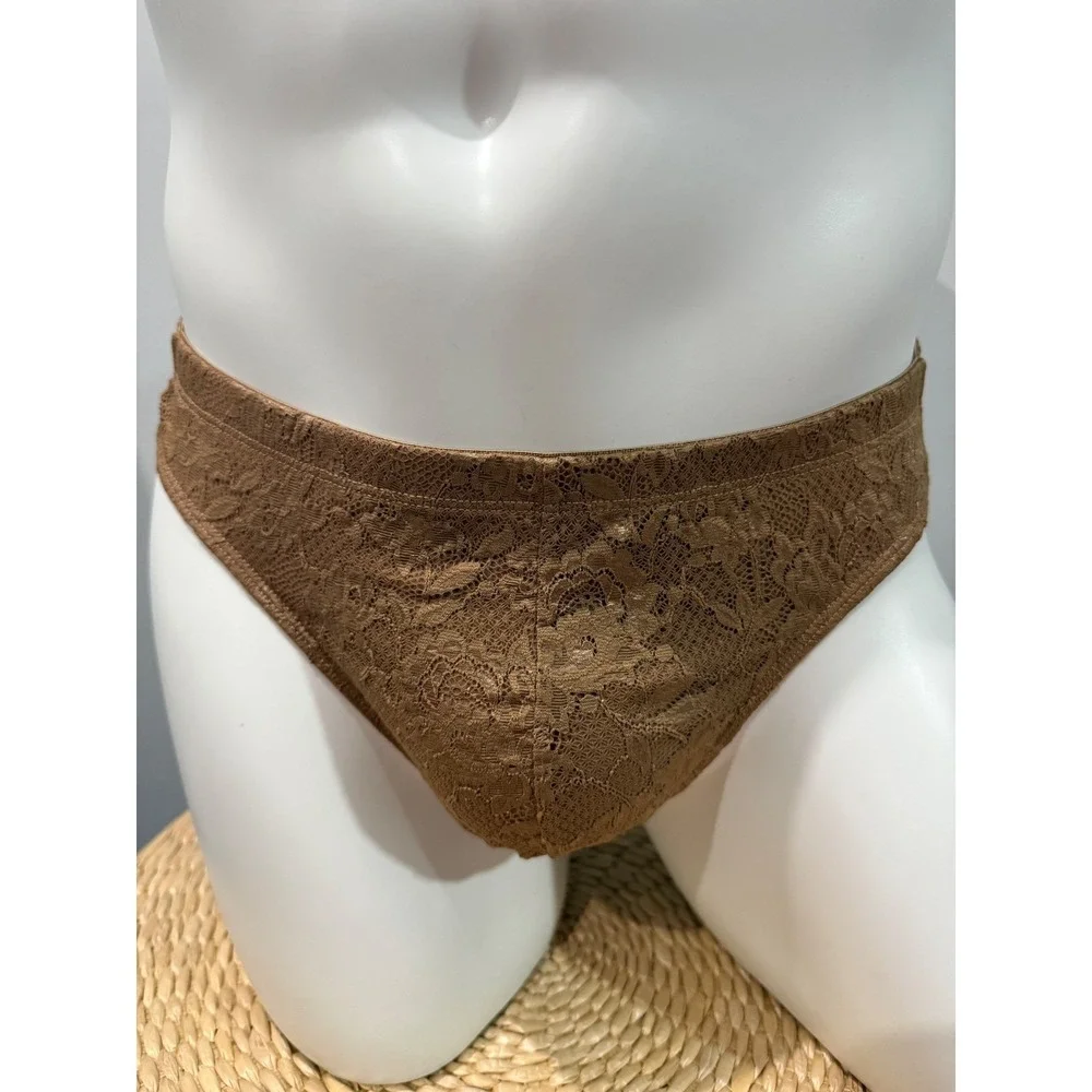 Cosabella Men's Never Say Never Classic G-String Lace Thong M Quattro size M